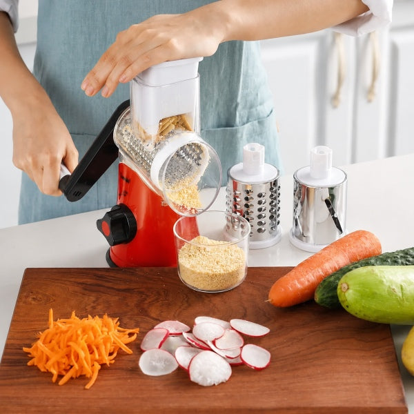 3-in-1 Manual Vegetable Slicer – Slice, Chop and Grate | CUTERO