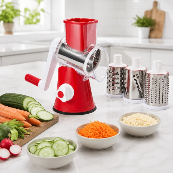 3-in-1 Manual Vegetable Slicer – Slice, Chop and Grate | CUTERO