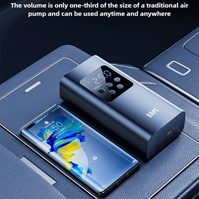 Wireless tire inflator with digital display – 150 PSI