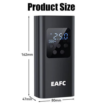 Wireless tire inflator with digital display – 150 PSI