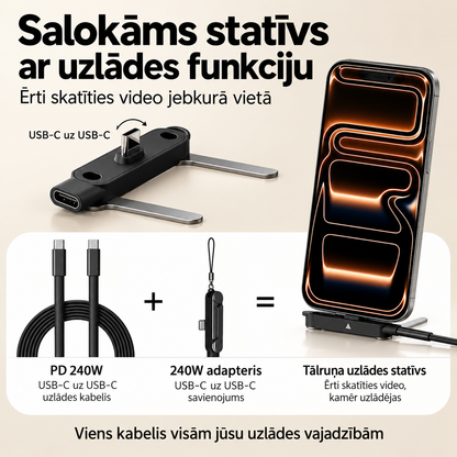 Daudzfunkcionāls uzlādes kabelis | CABLEMATE