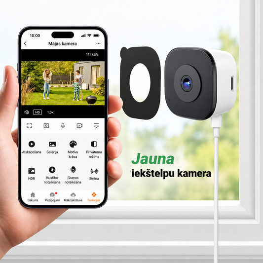 Pārraugiet māju bez urbšanas | CRYSTCAM