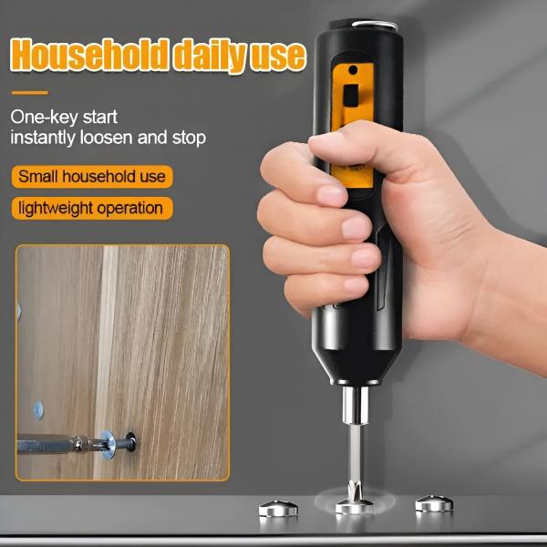 Mini electric screwdriver – 12 bits, 1 h USB charging | SCREWZI