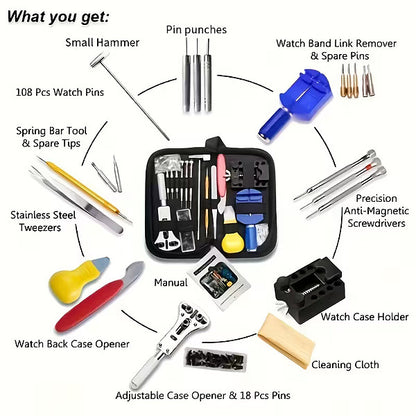 Complete watch repair kit | TIMEKIT