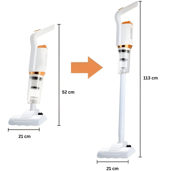 2 vienā bezvadu putekļsūcējs un mops | VACUSTICK
