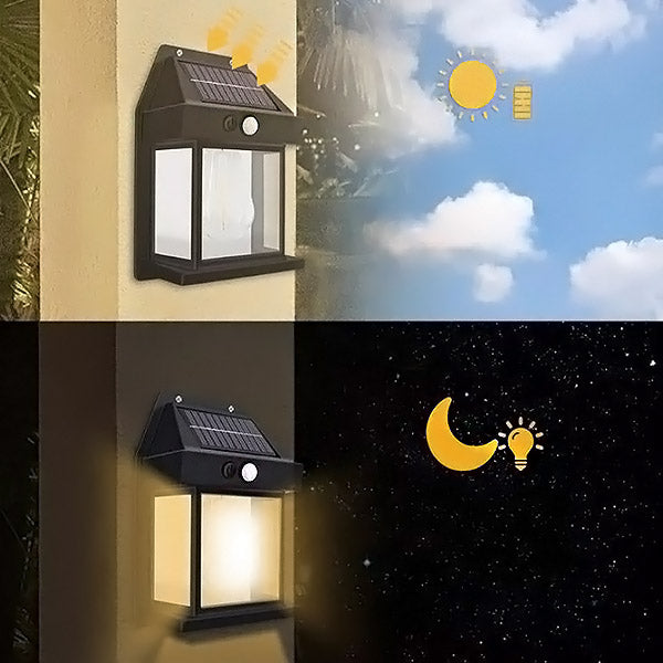 Saules āra lampa – nav nepieciešama elektroinstalācija | FLUXLAMP