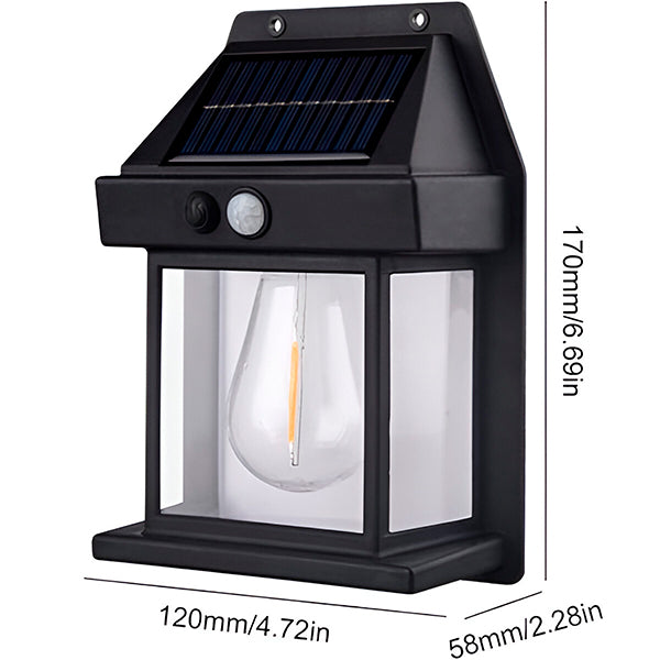 Saules āra lampa – nav nepieciešama elektroinstalācija | FLUXLAMP